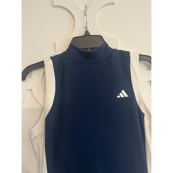 NEW ADIDAS Ultimate Rib Golf Dress Size Small Navy/White Retail $110 - Picture 6 of 7